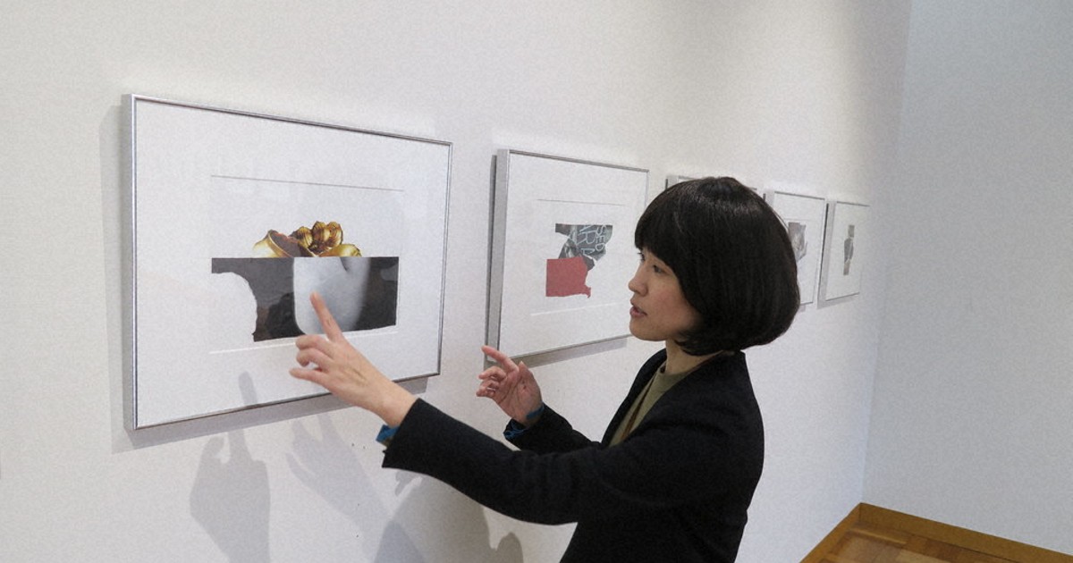 彫刻家・向井良吉さんの息づかい コラージュ全て公開 宇部・ときわ湖水 