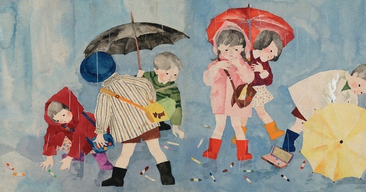 心の洗濯　　絵画原画 毎小ニュース：文化 絵本画家 いわさきちひろ 原画32点見つかる | 毎日新聞