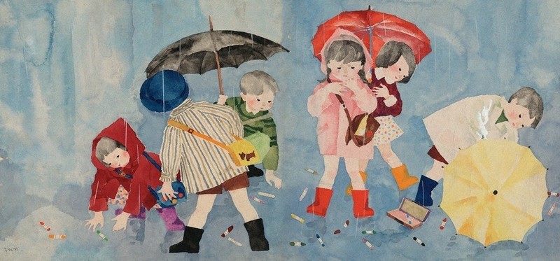 毎小ニュース：文化 絵本画家 いわさきちひろ 原画32点見つかる | 毎日新聞