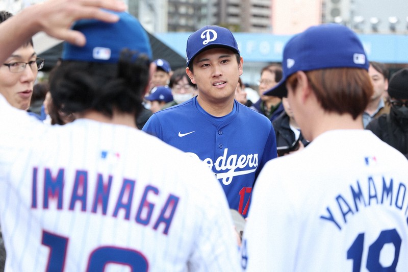 大リーグ開幕戦【カブス－ドジャース】 試合開始を待つ東京ドーム