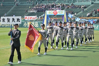 センバツ2025 開会式 日本航空石川／敦賀気比 勝利へ前進 ／石川
