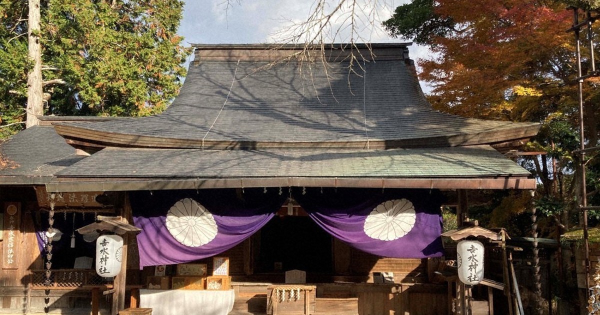 やまとの神さま：吉水神社（吉野町） 南朝の皇居 義経、秀吉も縁
