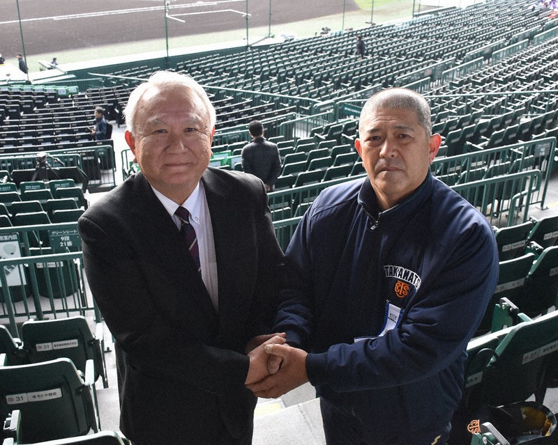 センバツ高校野球 早稲田実と高松商、あす対戦 監督対談 ／東京
