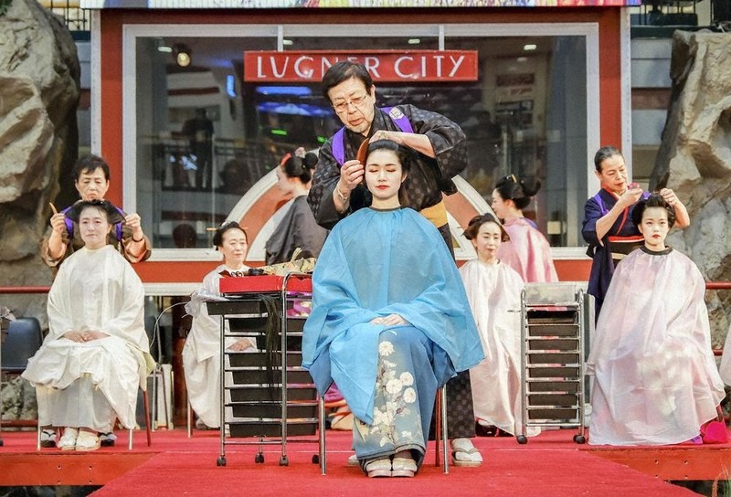 古典日本髪、魅力後世に 埼玉の中山さん、松江で技術者育成 1000種超