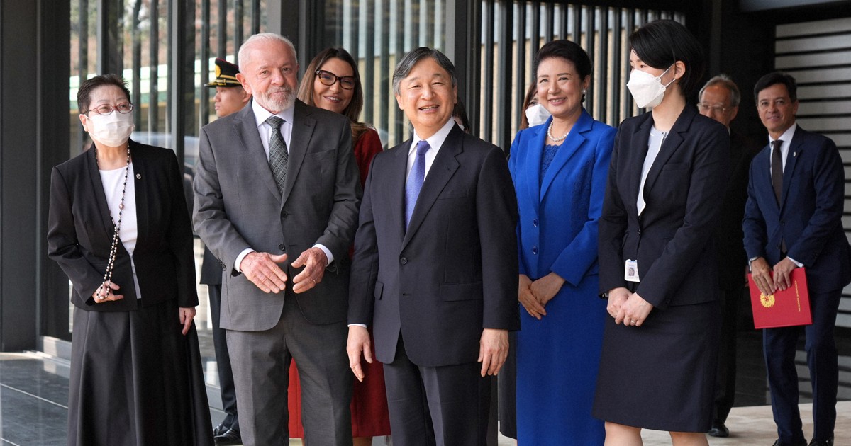 皇居でブラジル大統領の歓迎行事 6年ぶり国賓来日 [写真特集1/18