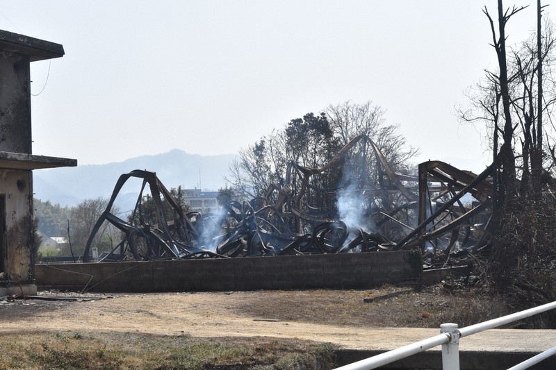 前が見えないほど煙が充満…住民が緊迫の状況を証言 愛媛の山林火災