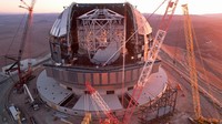 建設中の超大型望遠鏡「ELT」＝2025年1月、Credit:ESO/G. Vecchia