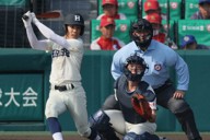 センバツ2025 広商 最後まで前へ 準々決勝敗退 監督、主将の話