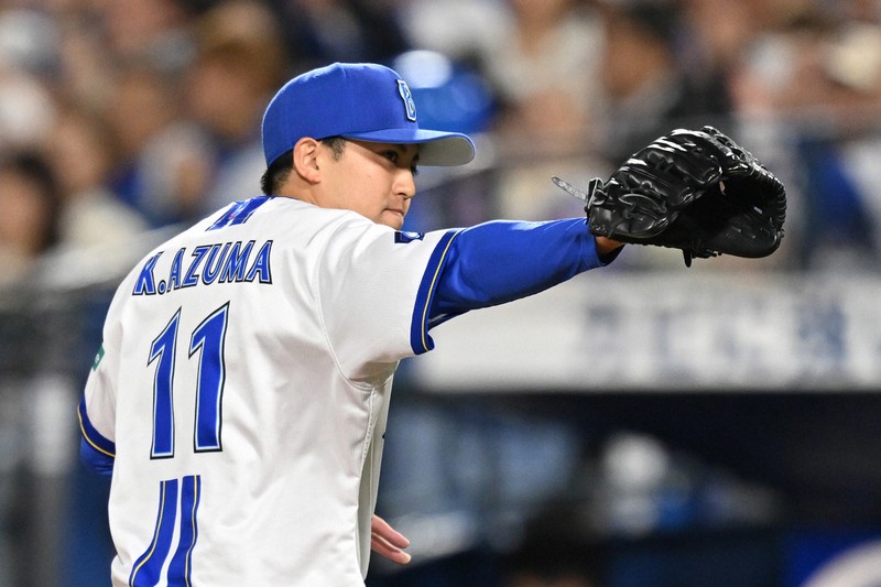 DeNAベイスターズ 東克樹投手直筆サインフォト プロ初勝利 ペイペイ最