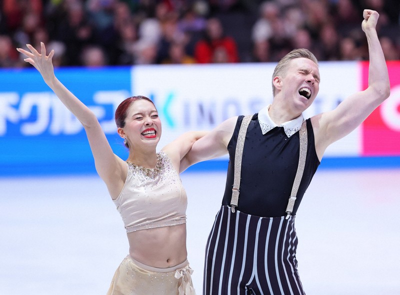 ピリハラは14位 フィギュア世界選手権アイスダンスFD [写真特集1/14
