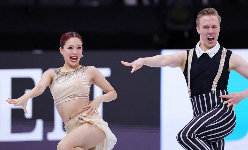 ピリハラは14位 フィギュア世界選手権アイスダンスFD [写真特集1/14
