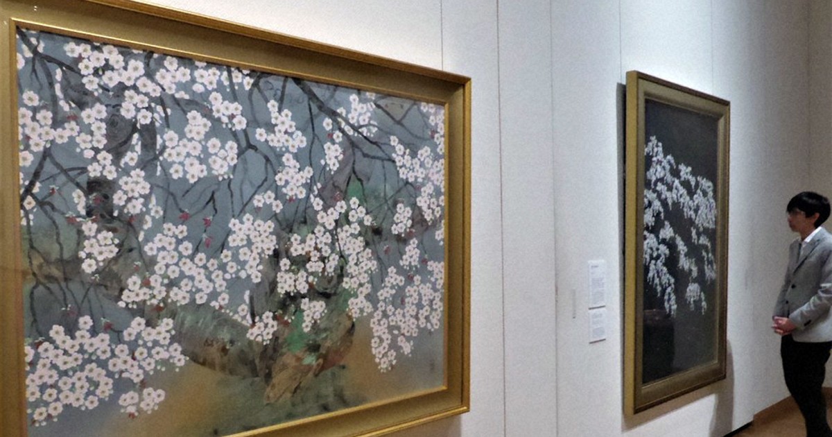 日本画 曼珠沙華 100号 万葉文化館展示品 日本画 曼珠沙華 100号 万葉文化館展示品