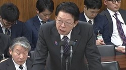 衆議院経済産業委員会で答弁する武藤容治経産相＝国会で2025年3月26日、衆議院の公開動画から