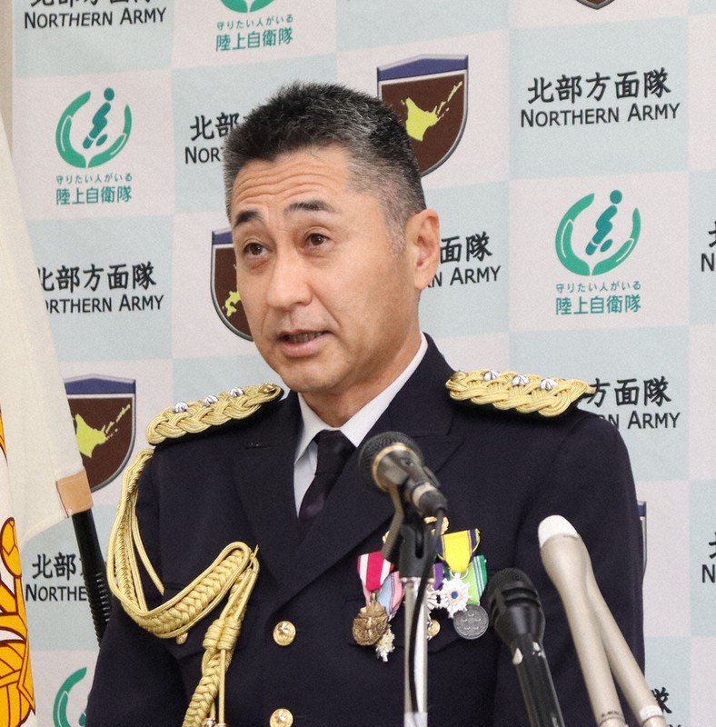 北部方面総監の井土川陸将着任 「士気高める」 ／北海道 | 毎日新聞
