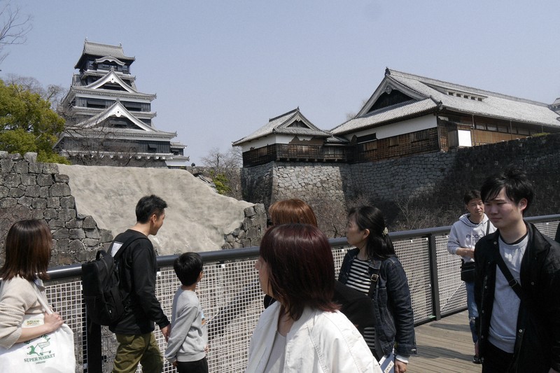 熊本地震9年 復旧途上の熊本城、細る寄付金に「関心持ち続けて