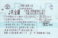 2025年春季利用分の青春18きっぷ＝記事中の写真はすべて筆者提供