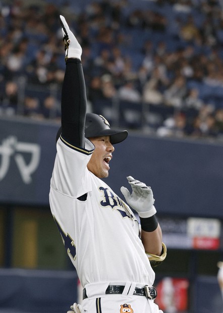 復活期すオリックス頓宮裕真、2試合連発 「ほいさー」でファン沸く