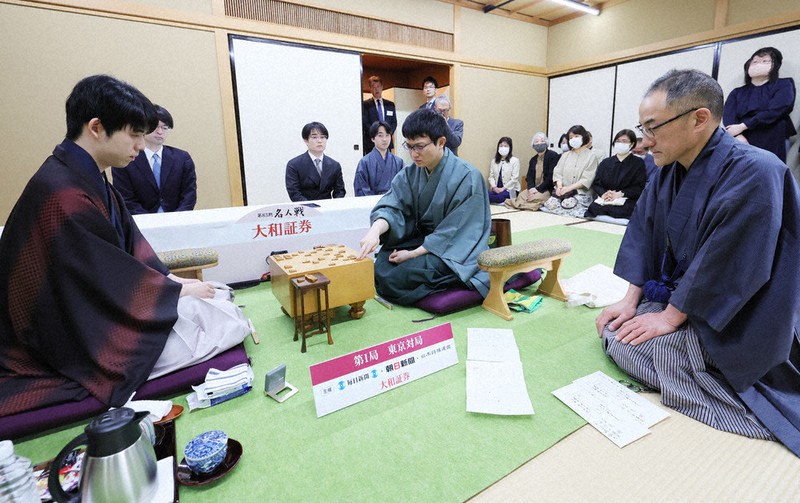 将棋：第83期名人戦 第1局 封じ手は9八同香 | 毎日新聞