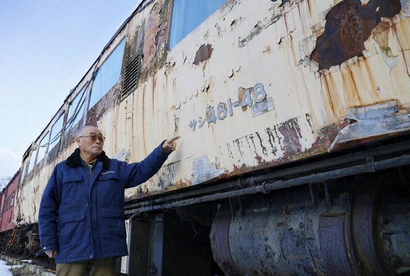 地域発：東北 食堂車で能登支援 最後の「サシ481形」 盛岡→石川