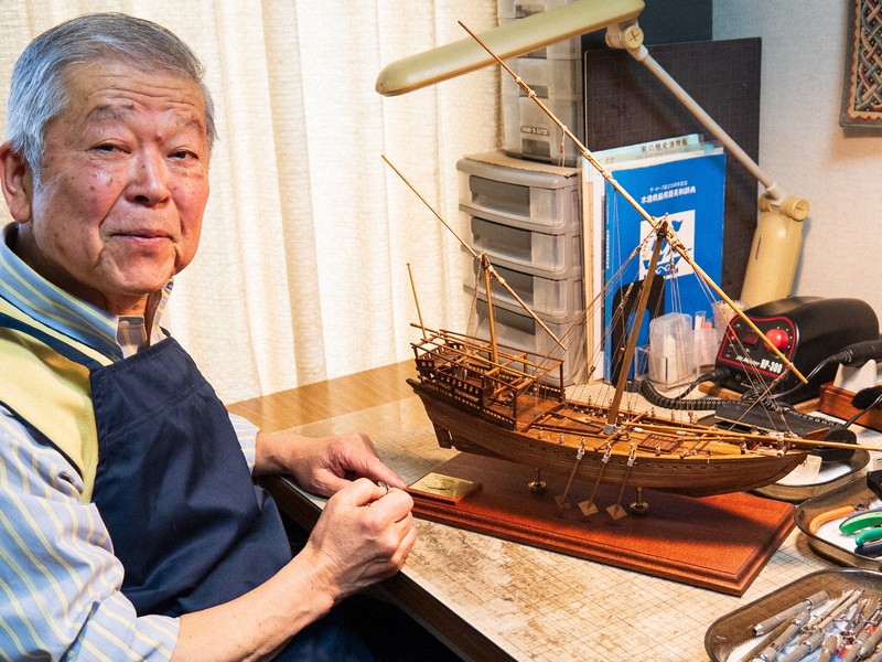 帆船の歴史や物語に思いはせ 創立半世紀の同好会が13日から模型展