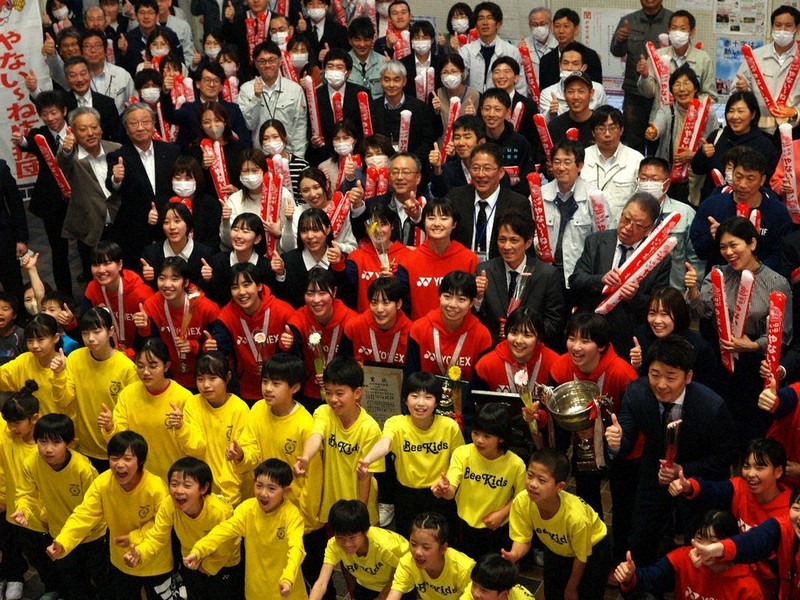 柳井商工　バドミントンウェア 柳井商工 バドミントンウェア