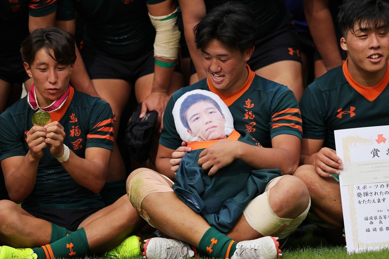 ラグビー強豪・東福岡 急死の少年が“入部” 「一緒に戦いたい」 [写真