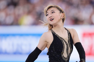 女子フリー 坂本花織3位、千葉百音5位 フィギュア国別対抗