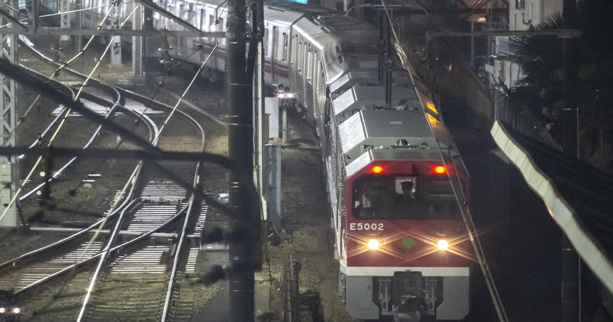 都営地下鉄 浅草線/大江戸線 E5000形 行路表 都営地下鉄 浅草線/大江戸線 E5000形 行路表（こんなレア車両が