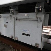 E5000形のVVVFインバータ装置＝東京都大田区で2025年2月3日、渡部直樹撮影