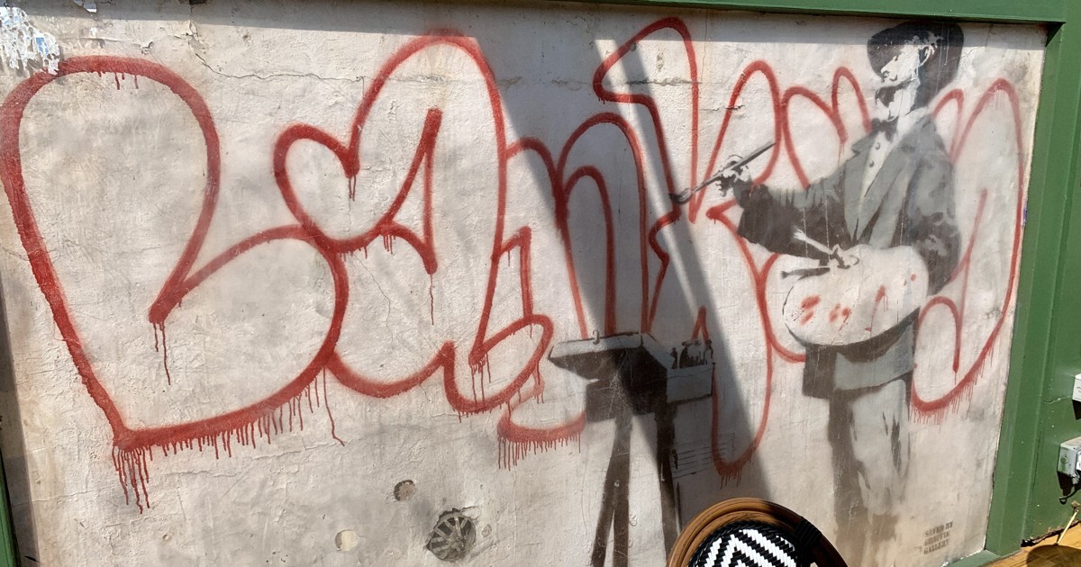 バンクシーの「落書き」はなぜ特別なのか [写真特集3/8] | 毎日新聞