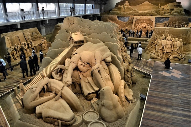 砂の美術館でタイムスリップ 日本史、名所紹介 鳥取 ／鳥取 | 毎日新聞