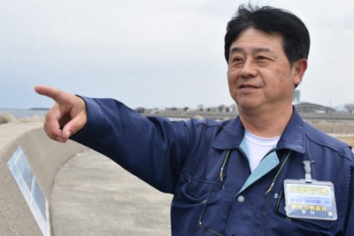 野村英樹さん＝富山県魚津市で2025年4月8日、浜名晋一撮影