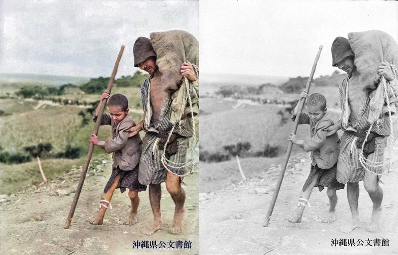 戦後80年：今と地続き、よみがえる沖縄 戦前からの120枚カラー化