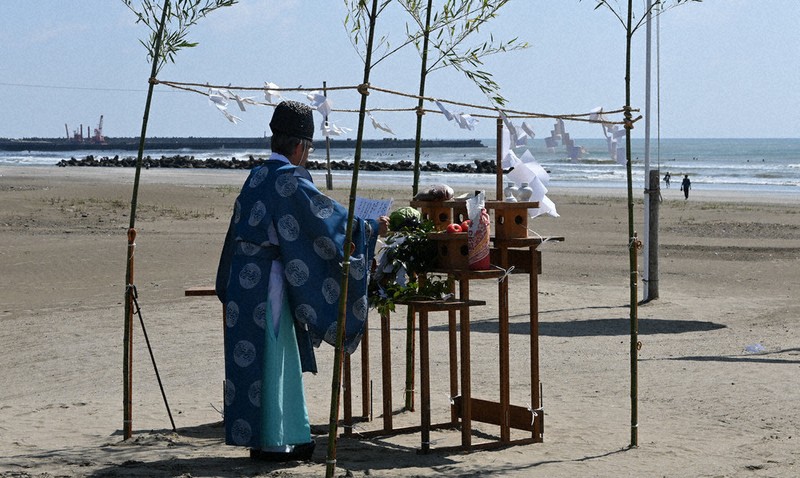 関東一早い海開き式 九十九里・片貝中央海岸 ／千葉 | 毎日新聞