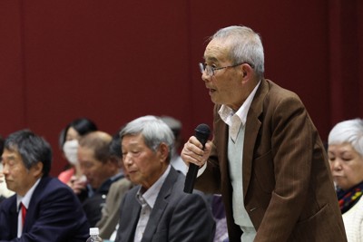 「聞き置くだけ」　マイク切り後も国と患者ら溝　水俣病確認69年