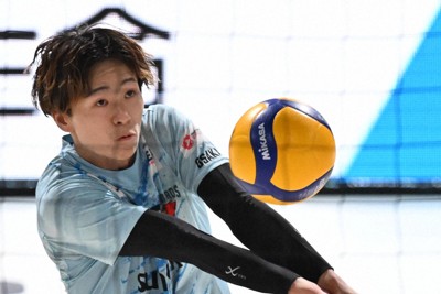 バレー推し：サントリー藤中颯志「盛り上がりは違うかな」 SVリーグ