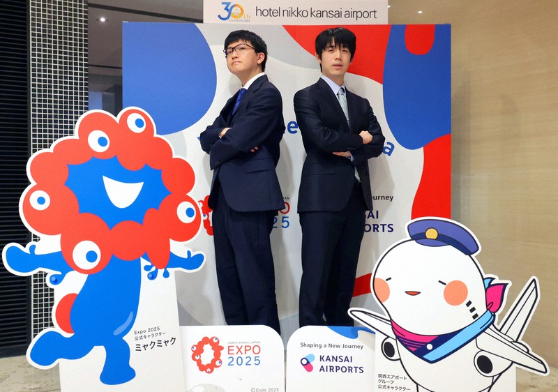 将棋・名人戦第3局、関空で9日から 藤井名人、永瀬九段が闘志 | 毎日新聞