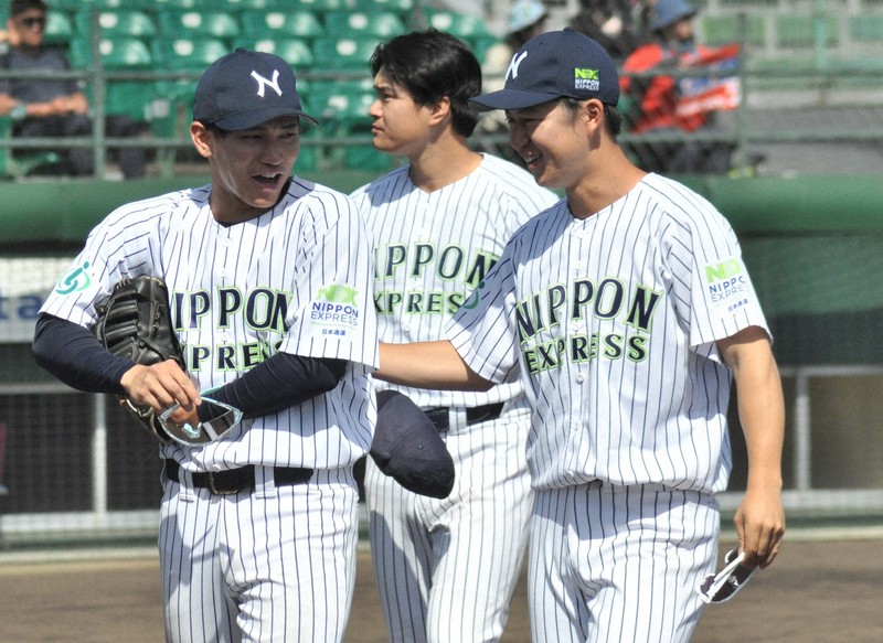 日本通運・西里が社会人初アーチ 快勝に貢献 JABA九州大会 | 毎日新聞
