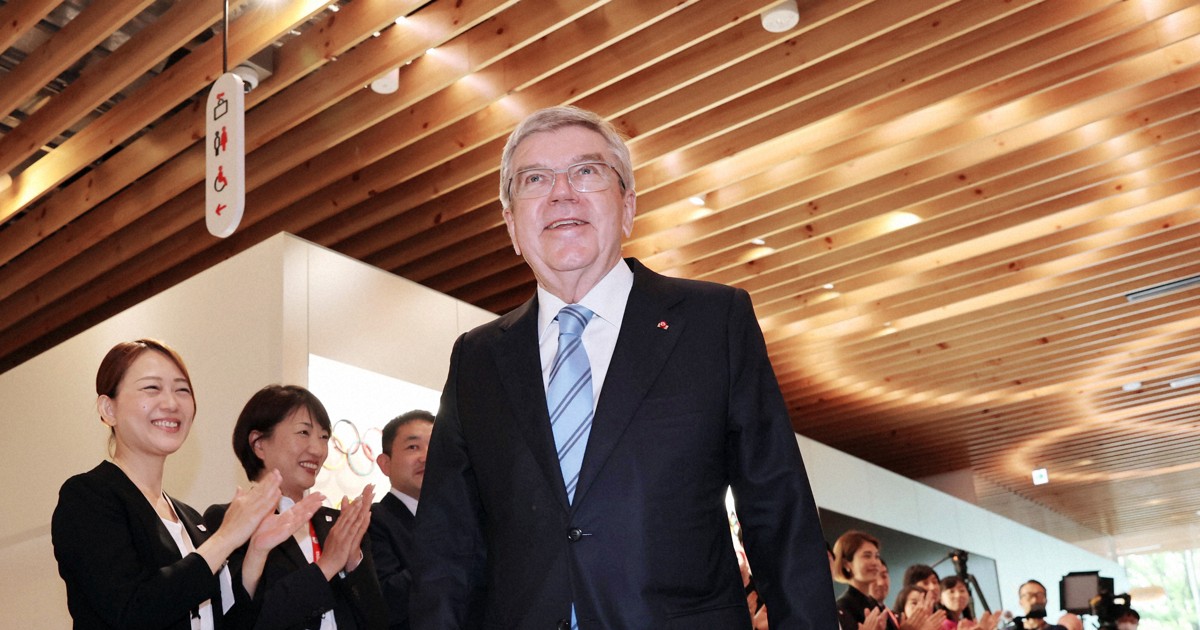 IOCのトーマス・バッハ会長 日本オリンピック委員会を訪問 [写真特集1