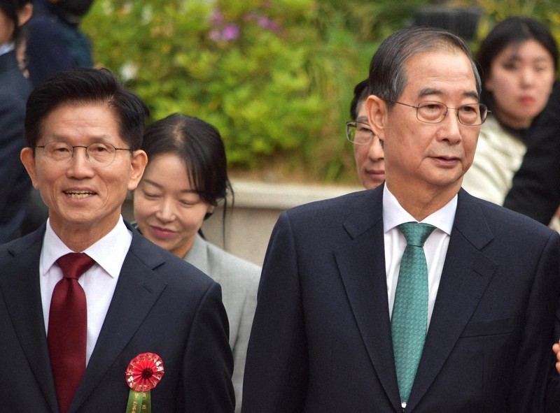 韓国与党、大統領候補を韓前首相に差し替え方針 金氏は反発 | 毎日新聞