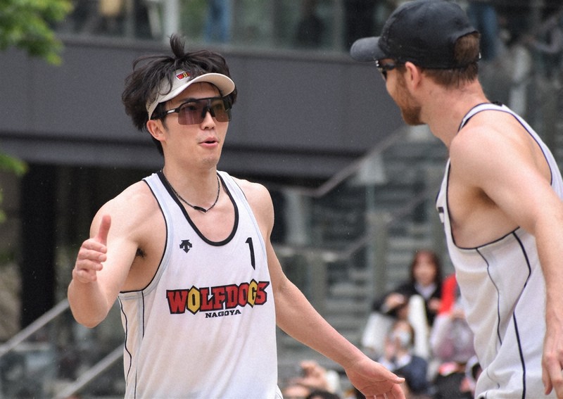 ビーチバレー今季初戦の水町泰杜「ちょっと川辺で触ったくらい