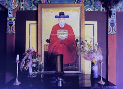 沙也可の肖像画（達城韓日友好館提供）