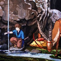 もののけ姫　タペストリー　メモ帳 もののけ姫 タペストリー メモ帳 宮崎駿『千と千尋の神隠し