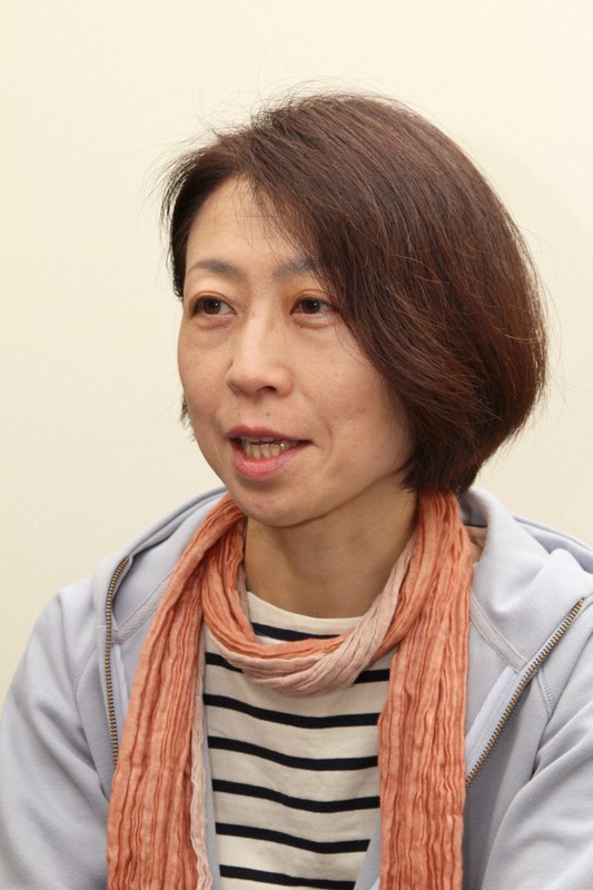 ライターの大塚玲子さん＝東京都内で2024年4月24日、中村琢磨撮影