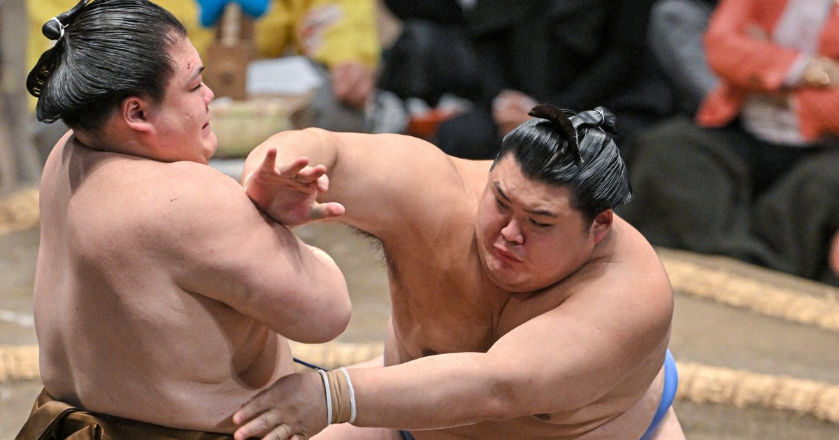 綱取りに挑む大の里が王鵬を降し4連勝 大相撲夏場所4日目 [写真特集1