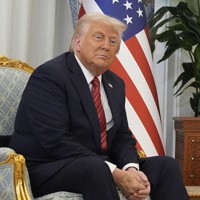 トランプ米大統領＝カタールで2025年5月14日、AP