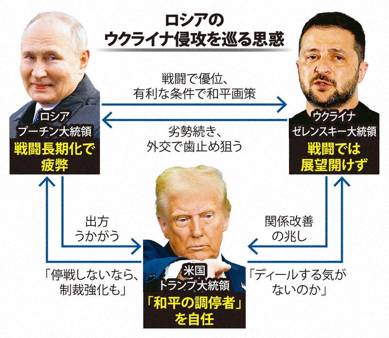 トランプ氏の「成果」強調に欧州首脳ら困惑と沈黙 ウクライナ巡り