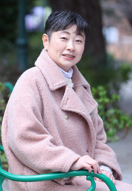 漫画家の細川貂々さん＝兵庫県宝塚市で2025年3月7日、梅田麻衣子撮影