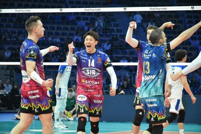 100%ユウキ：石川祐希「新しい歴史を作る」 ペルージャ、欧州CL