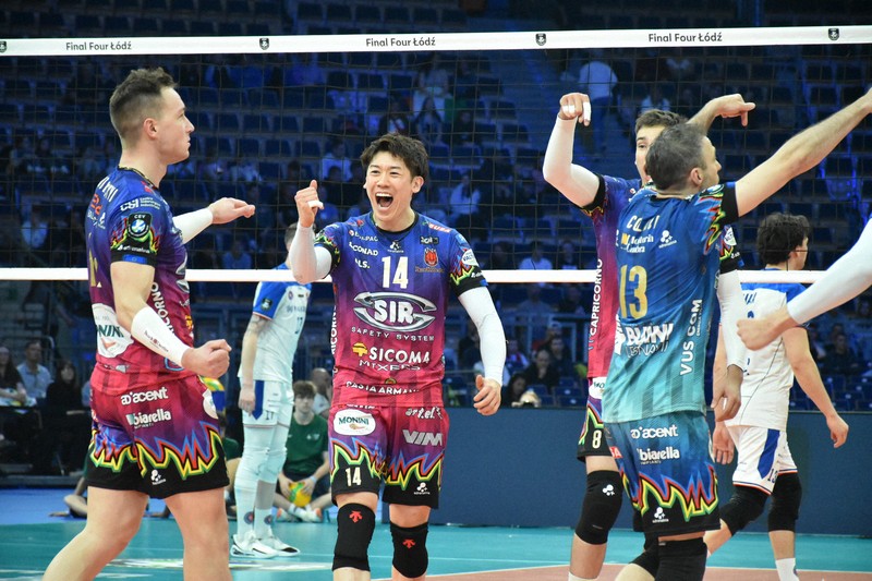 100%ユウキ：石川祐希「新しい歴史を作る」 ペルージャ、欧州CL初優勝